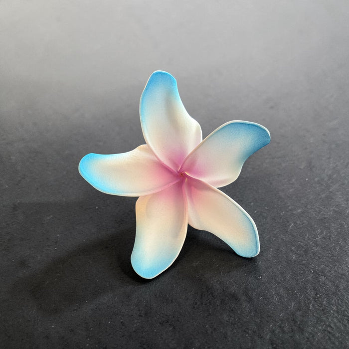 Blue and White Plumeria Sei