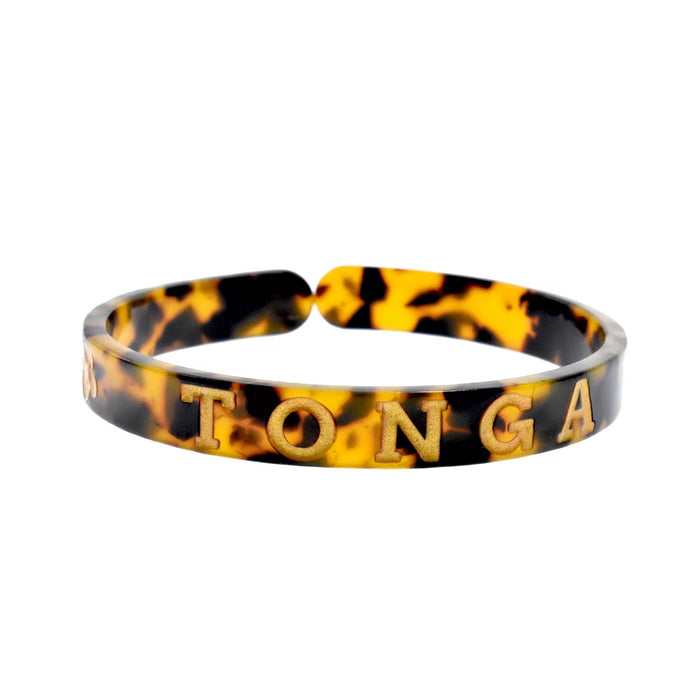 Tonga Acrylic Turtle Shell Bracelet