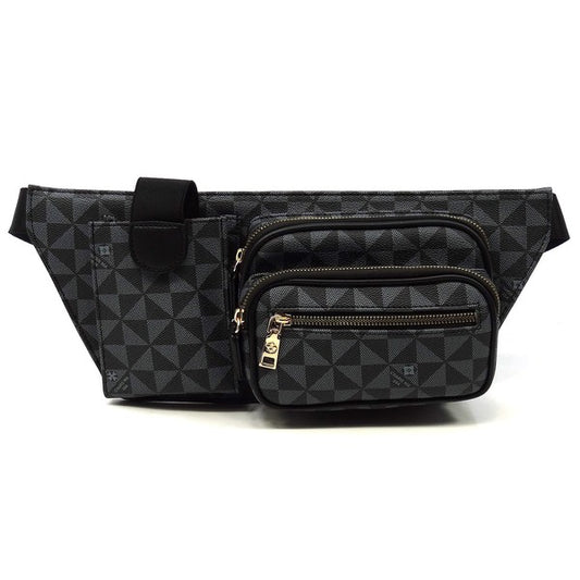 "Manulua" Monogram Fanny Bag Waist Bag