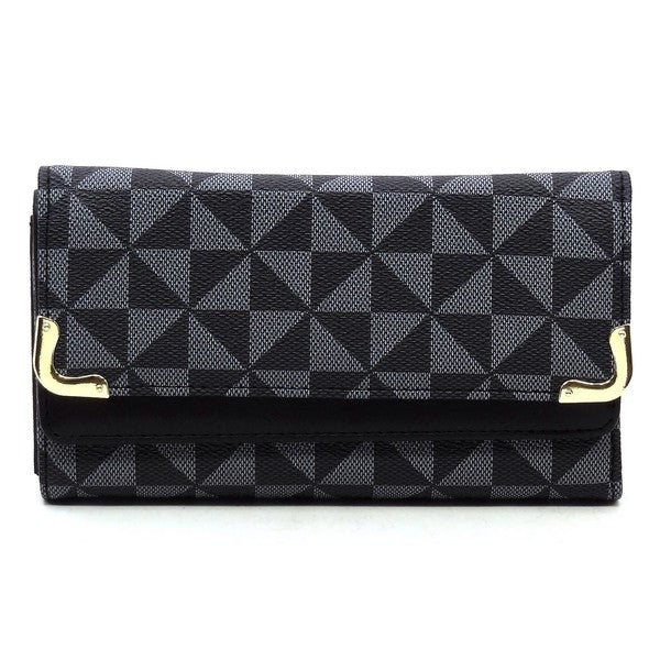 "Manulua"  Tri-fold Clutch Wallet Cell Phone Wallet