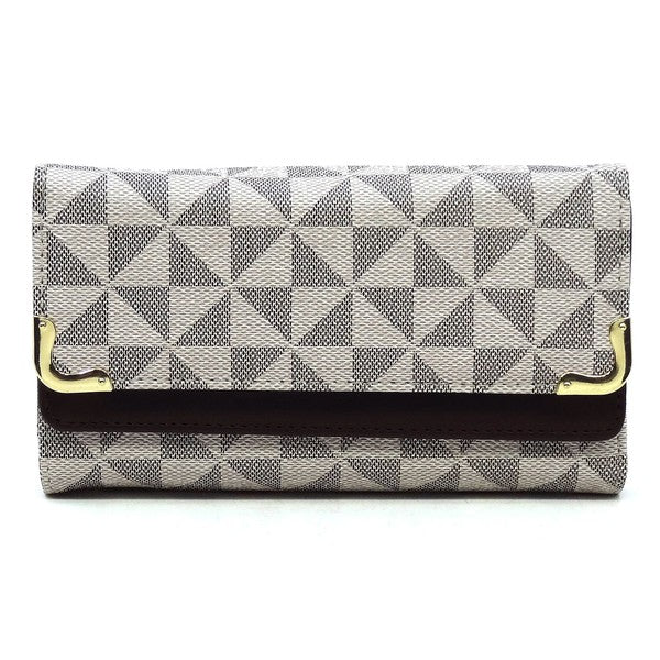 "Manulua"  Tri-fold Clutch Wallet Cell Phone Wallet