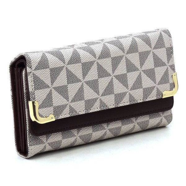 "Manulua"  Tri-fold Clutch Wallet Cell Phone Wallet