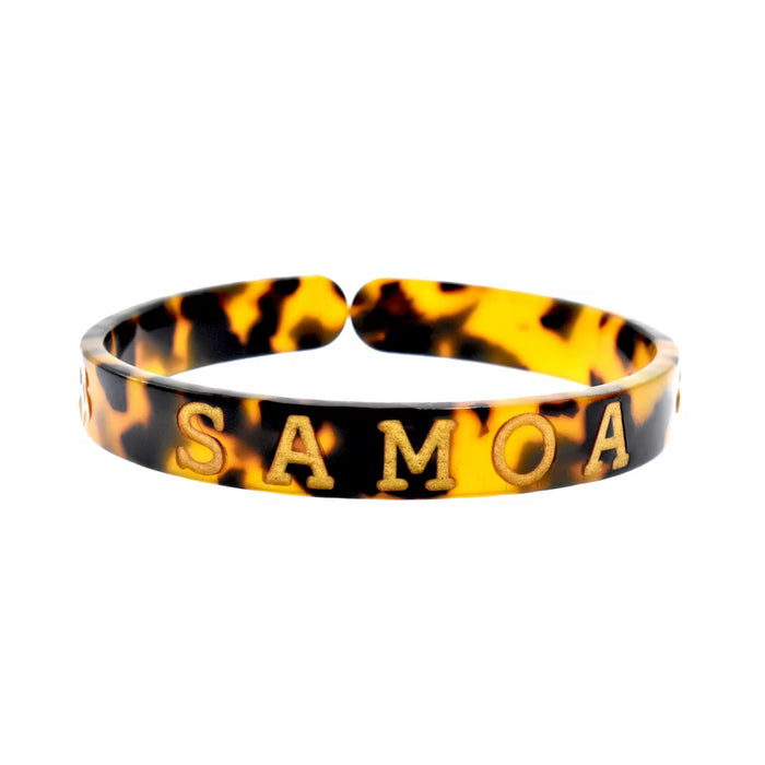 Samoa Turtle Shell Acrylic Bracelet