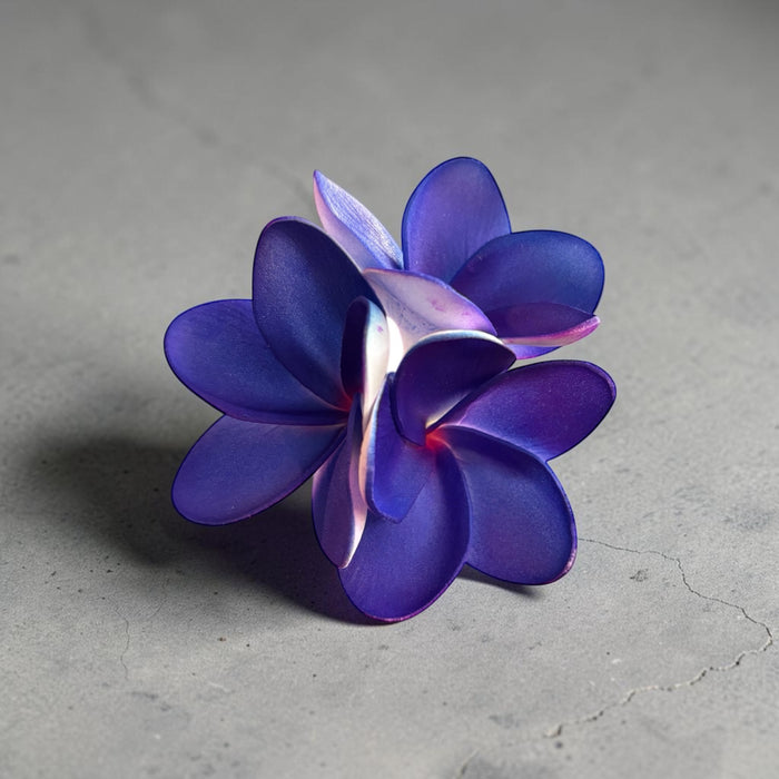 Purple Triple Plumeria Sei (11 cm)