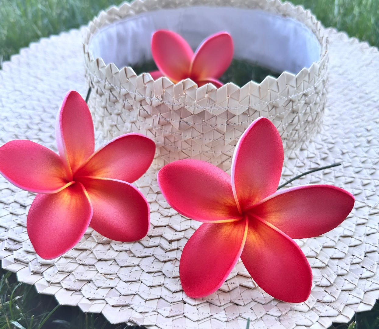 Red Plumeria (Pua 9 CM)