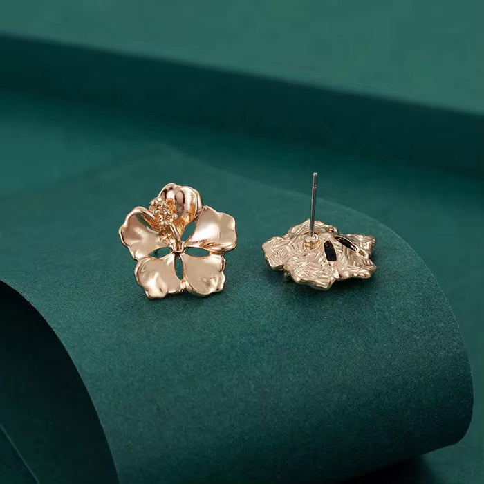 Hibiscus Stud Earrings