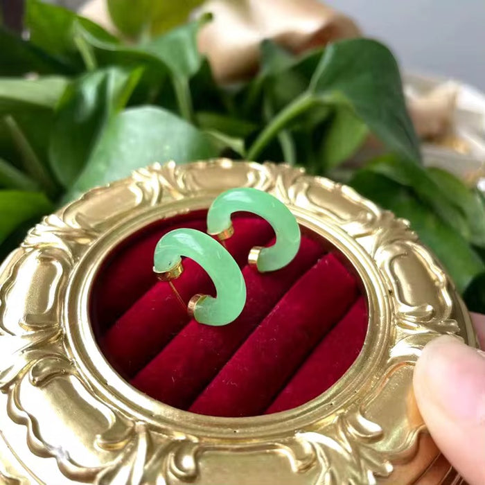 Jade Earrings