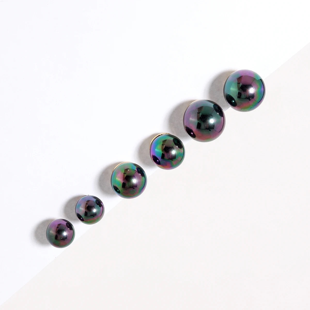 3 Pair Stud Earrings