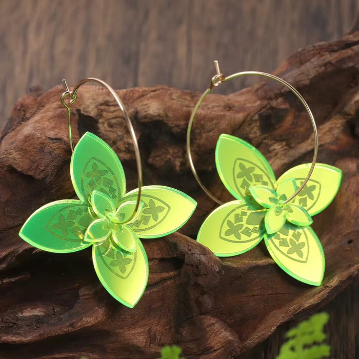 Alisa Earrings (green)