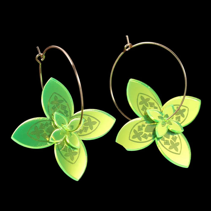 Alisa Earrings (green)