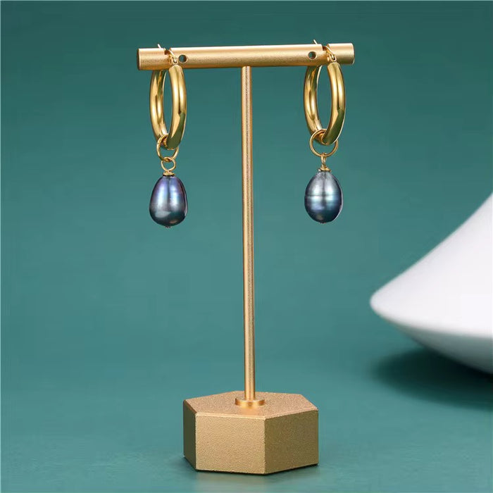 Leilua Necklace and Earring Set (Natural Freshwater Pearls)
