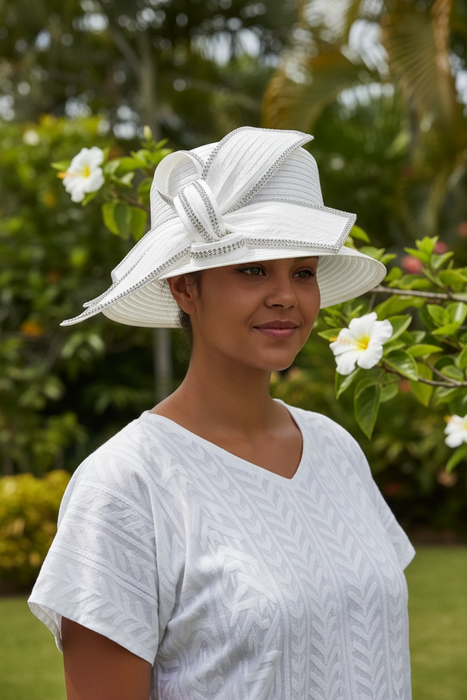 White Church Hat