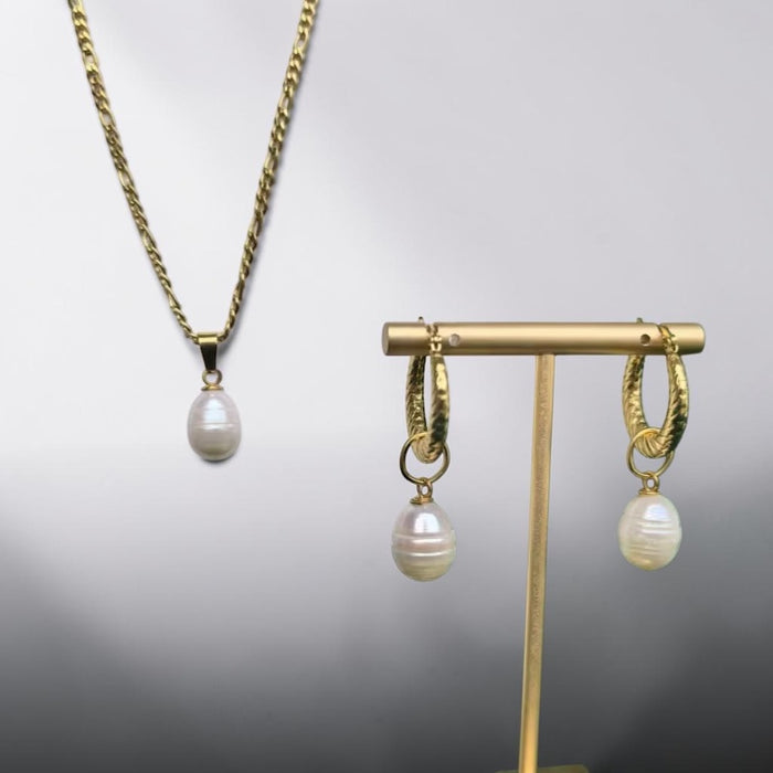 Talia Set (Natural Freshwater Pearls)