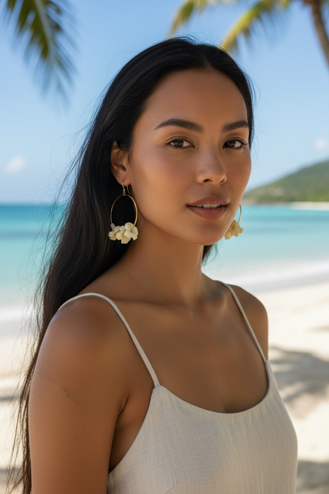 Pualani Hoop Earrings